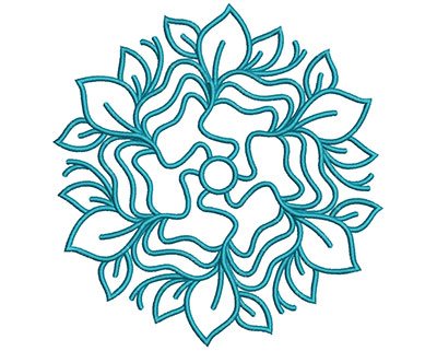 Embroidery Design: Mandalas Vol 3 Design 15 7.69w X 7.38h