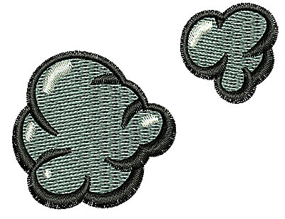 Embroidery Design: Smoke 2.31w X 1.81h