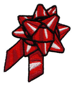 Embroidery Design: Gift Bow2.12" x 2.62"