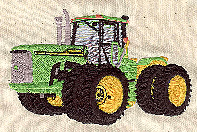 Embroidery Design: Tractor 3.37w X 2.01h