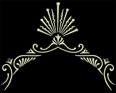 Embroidery Design: Fancy Elements 1 Design 9 5.32w X 4.11h