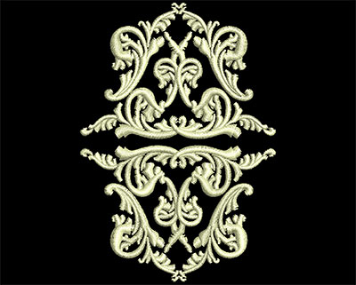 Embroidery Design: Fancy Elements 2 Design 19 2.36w X 3.39h