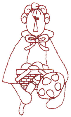 Embroidery Design: Artisan Annie - Outline1.75" x 2.99"