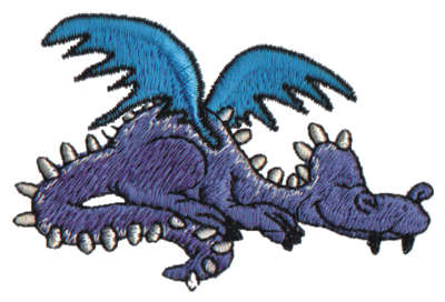 Embroidery Design: Lil' Dragon3.00" x 1.97"