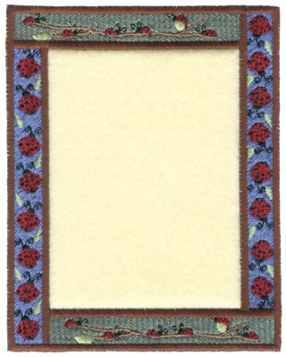 Embroidery Design: Frame Applique5.00" x 6.22"