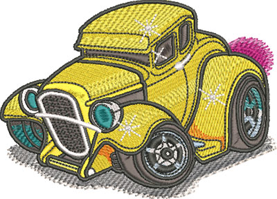 30 A model coupe embroidery design