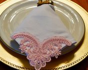 cutwork lace napkin