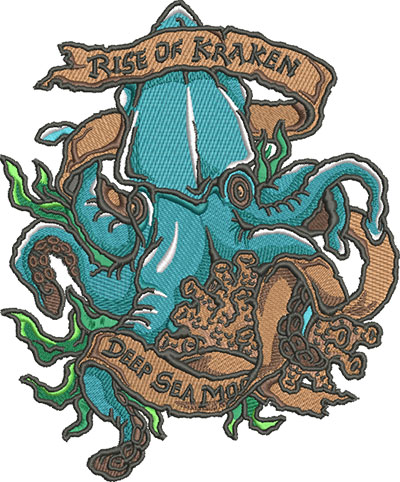 octopus embroidery design