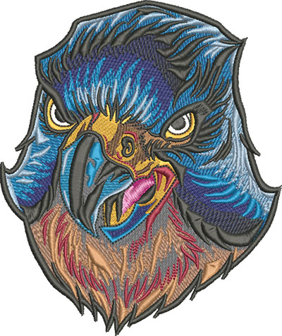 falcon head mascot