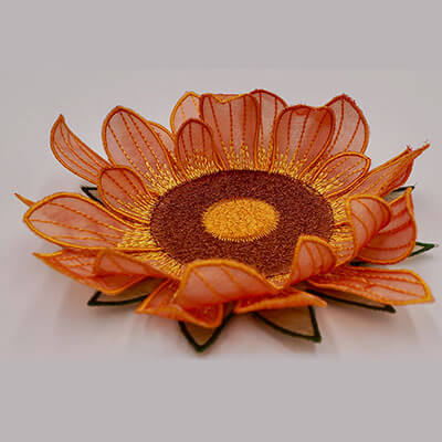 3d flower coaster