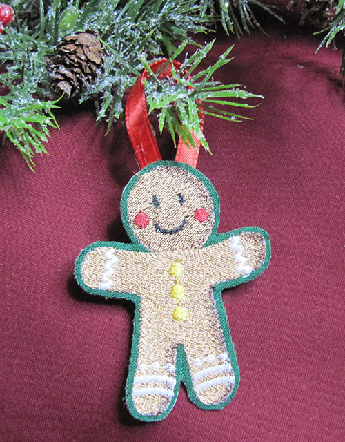 gingerbread man gift tag