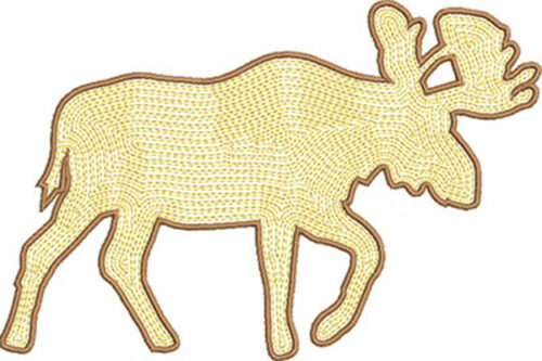 moose embroidery design