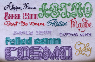 ESA Wilcom Fonts