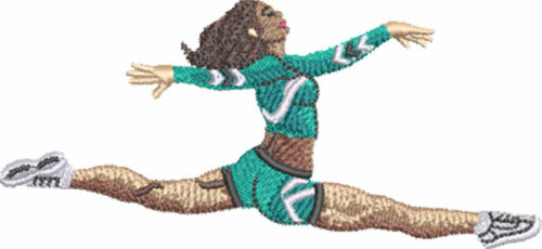 cheer grand jete embroidery design