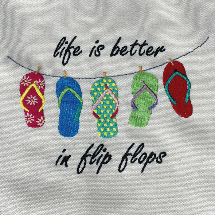 life is better in flip flops