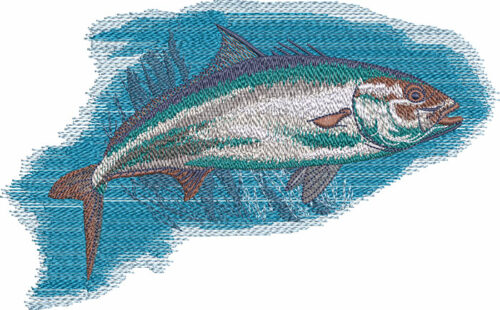 amberjack embroidery design