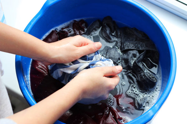 hand washing clothes