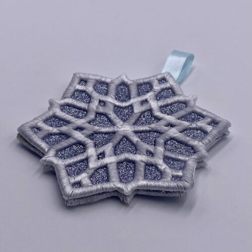 Puff Stuff Ornament Snowflake 12B