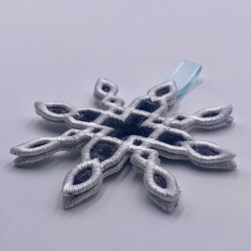 Puff Stuff Ornament Snowflake 13B