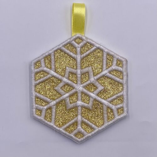 Puff Stuff Ornament Snowflake 2A