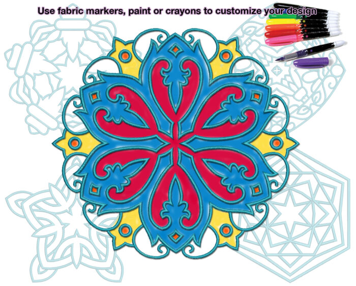 mandala embroidery design