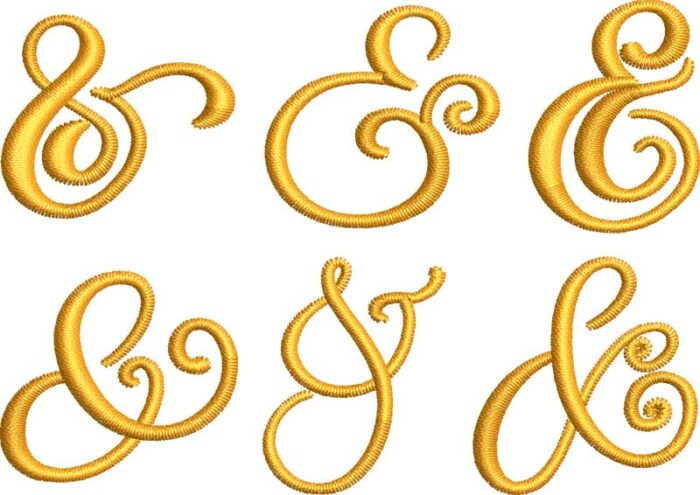 ampersand esa glyph