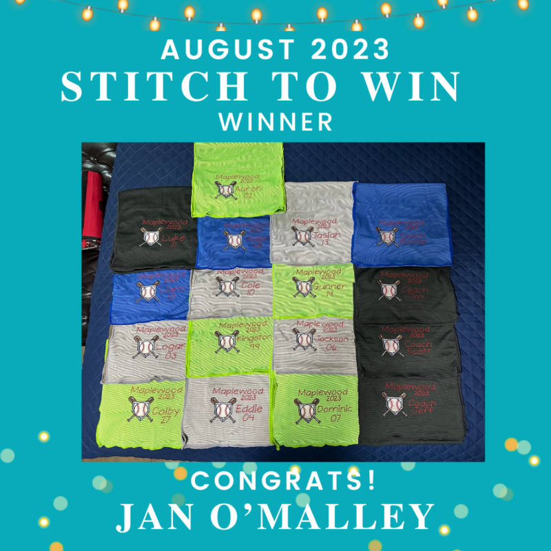 august stitch to win winner