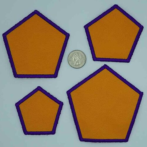 Braided Pentagon 2 diy patch Embroidery Desgin