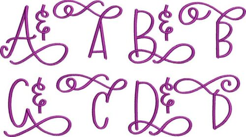 couple monogram esa font