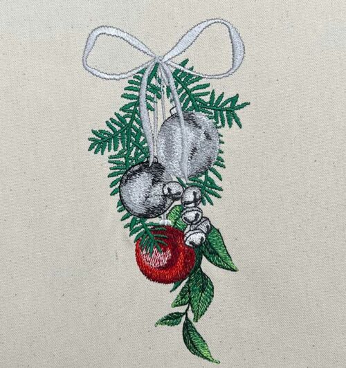 Christmas toys embroidery design