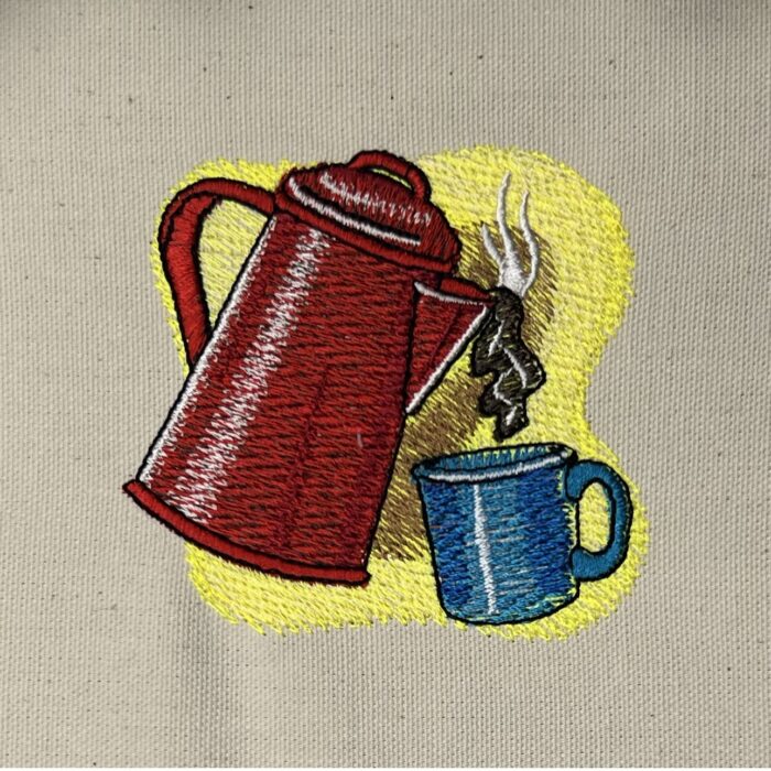 coffee pot and mug