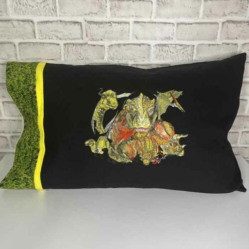 Dinosaur group pillow