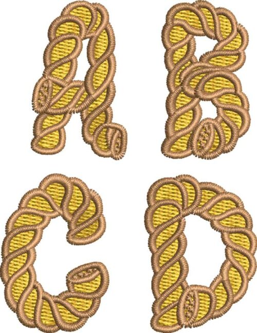 Ropes 2 color 35mm esa font