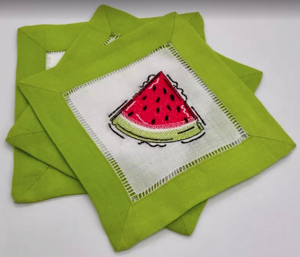 watermelon napkin