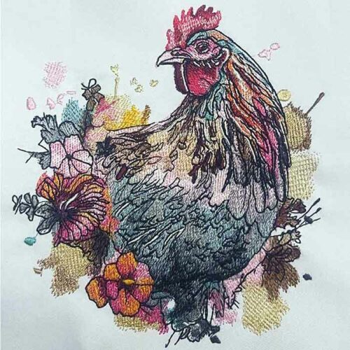 Chicken Floral Bundle