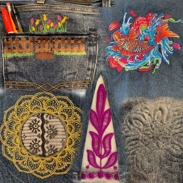 Denim Collage