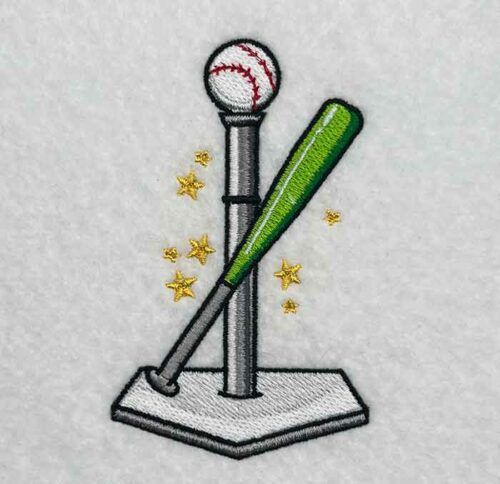 Tee Ball embroidery design