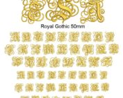 Royal Gothic 50mm esa font