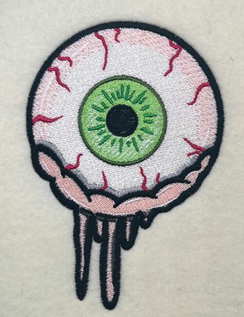 eyeball embroidery design