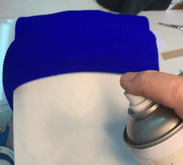 spray adhesive beanie