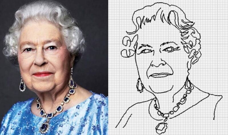 queen outline