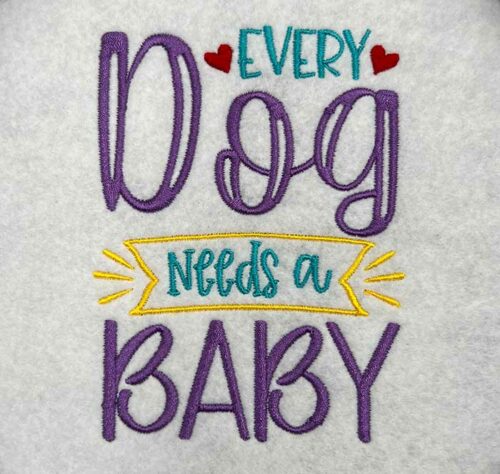 every dog embroidery design