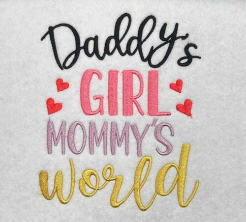 daddy's girl embroidery design