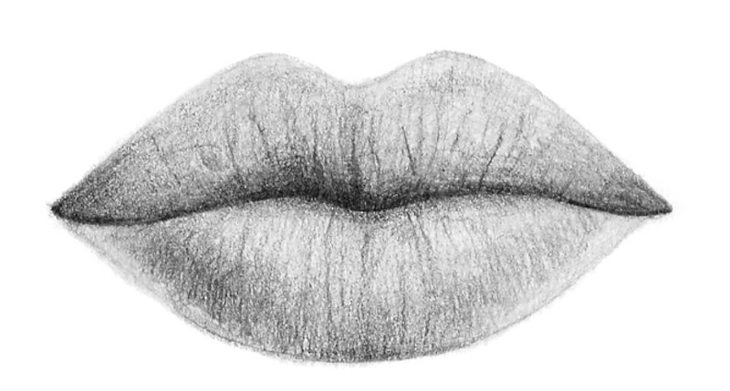 lip sketch