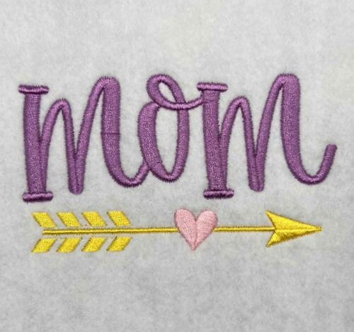 mom embroidery design